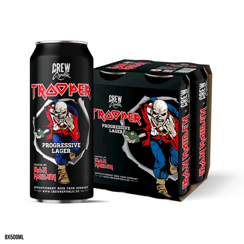 TROOPER PROGRESSIVE LAGER_can with 4pack